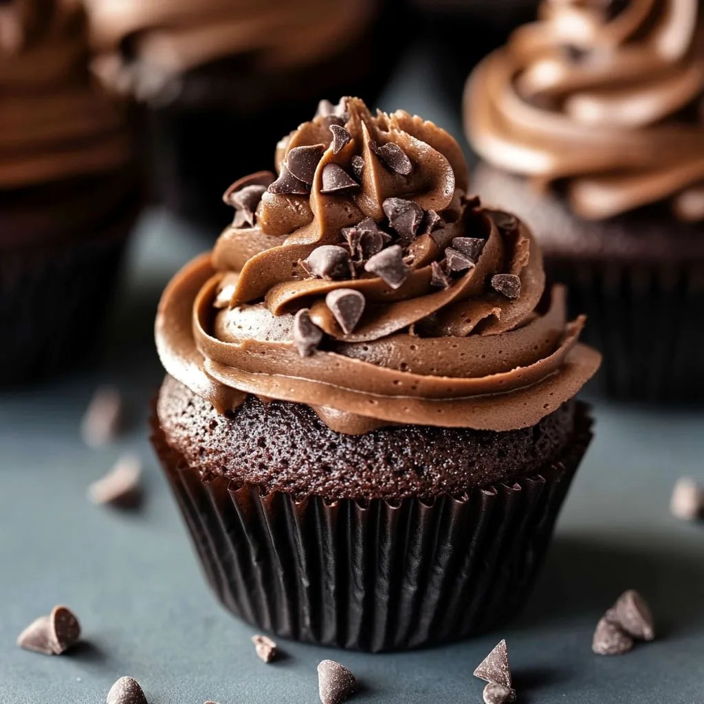 Einfache Schokoladen-Cupcakes