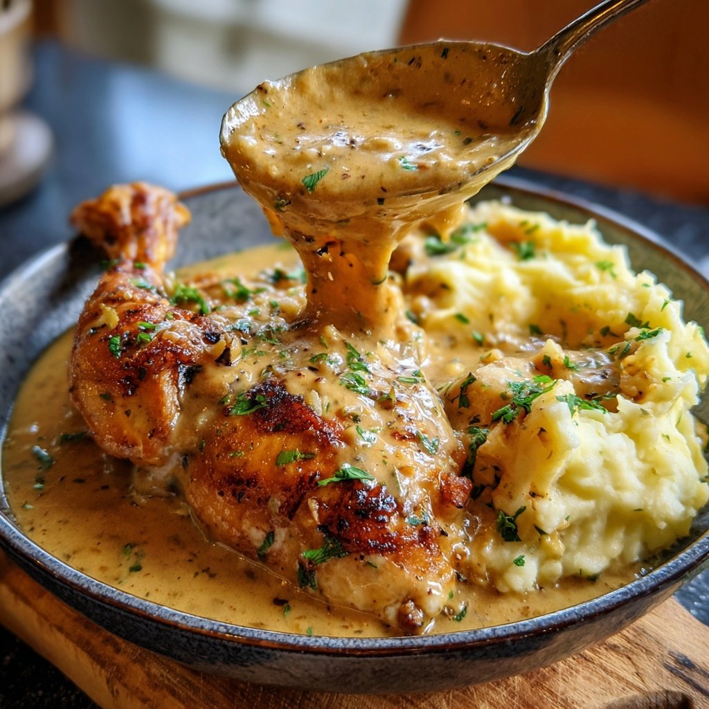 Hausmannskost Cremiges Hähnchen mit Kartoffelpüree