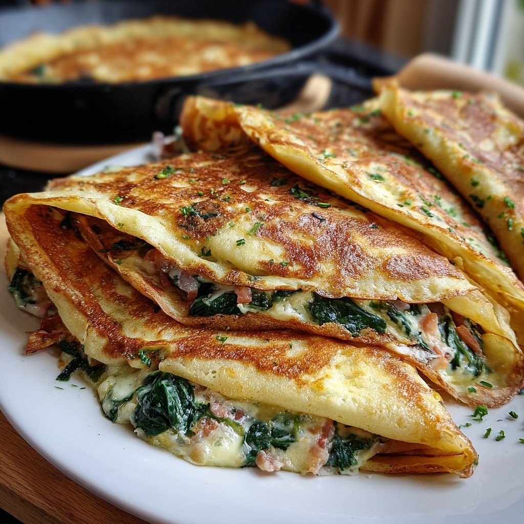 Pfannkuchen herzhaft gefüllt