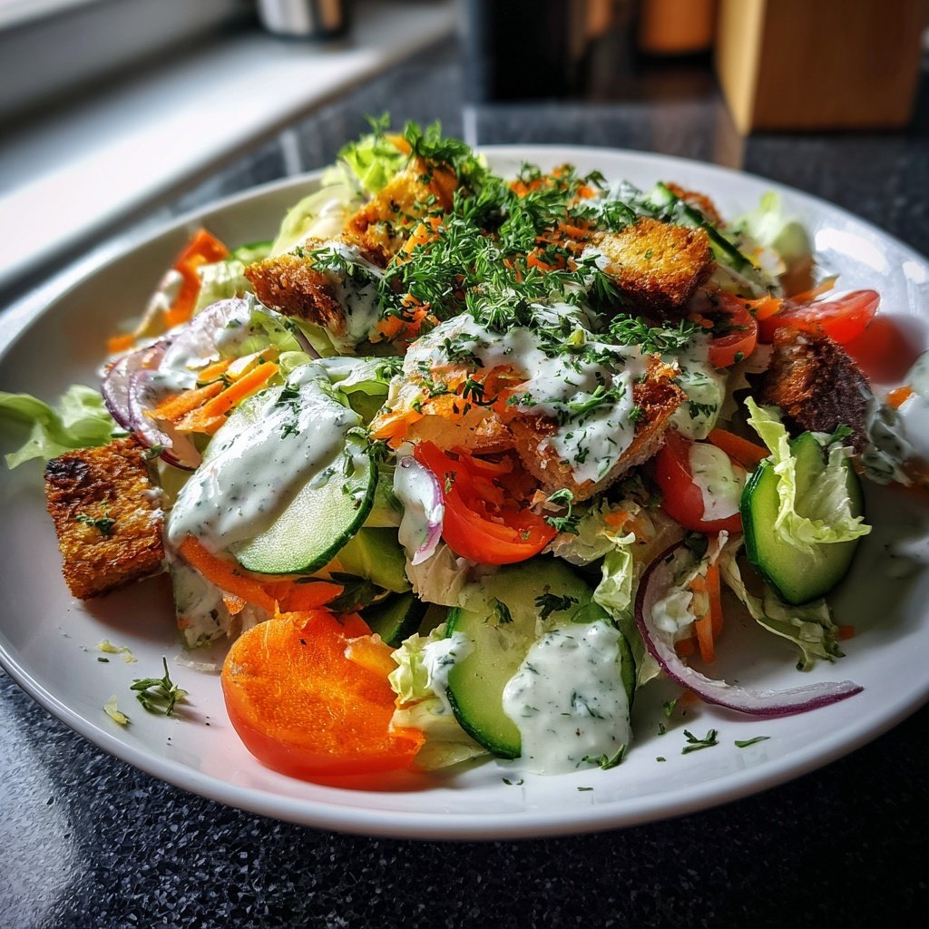 Grill Beilagen Salat Mit Joghurt Dressing
