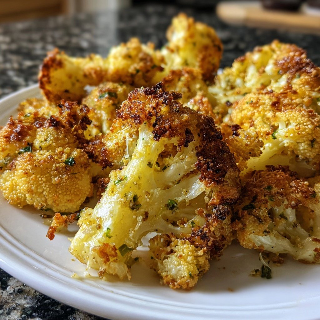 Knuspriger Blumenkohl aus dem Ofen