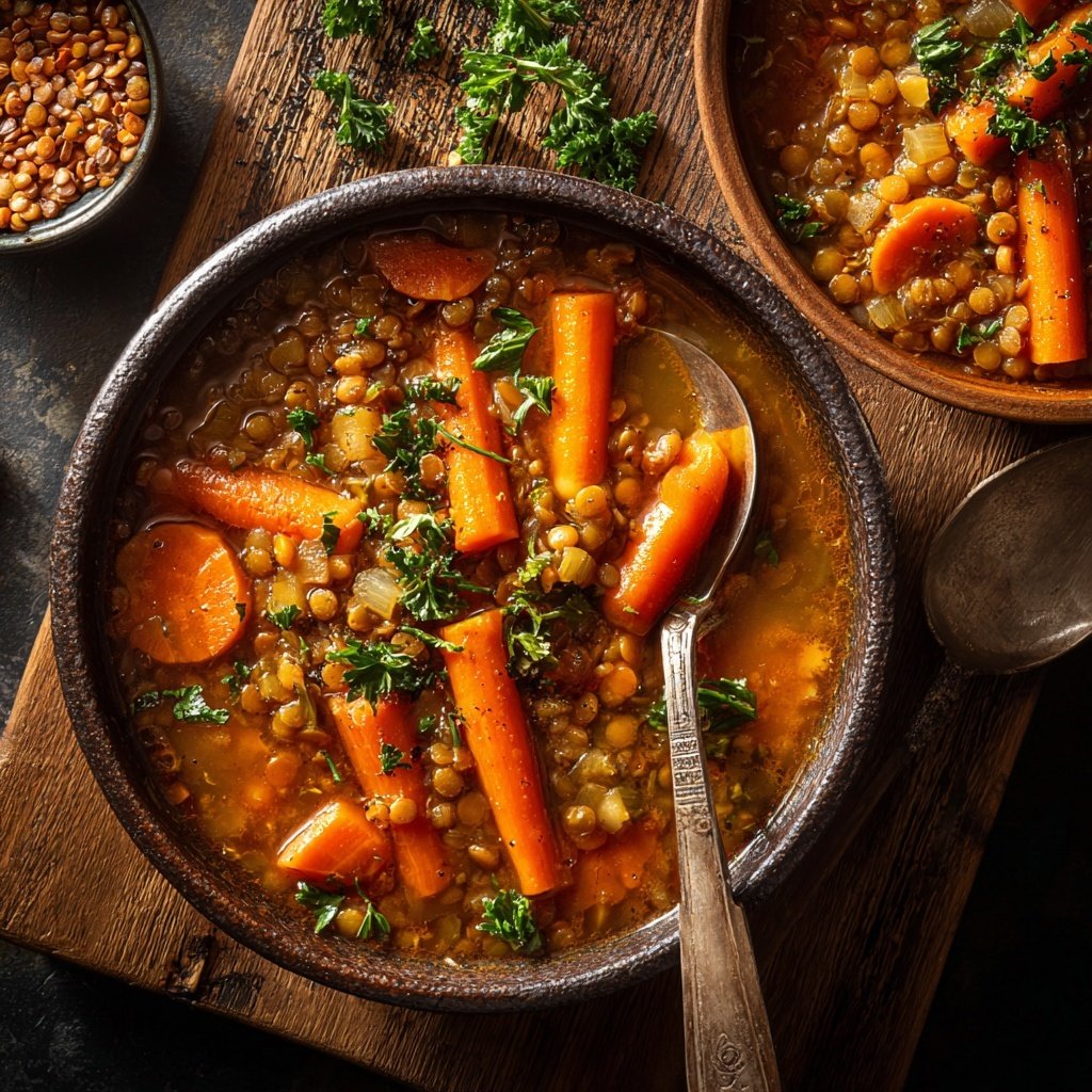 Karotten Linsen Eintopf