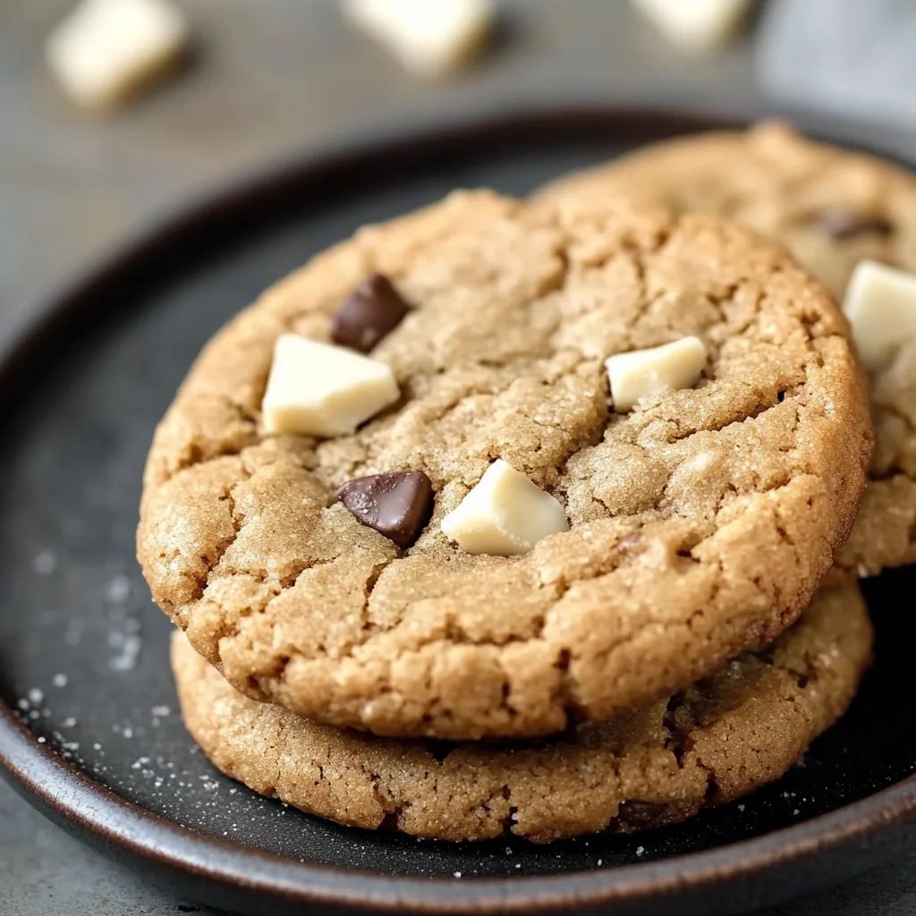 Weiße Schokoladen Cookies