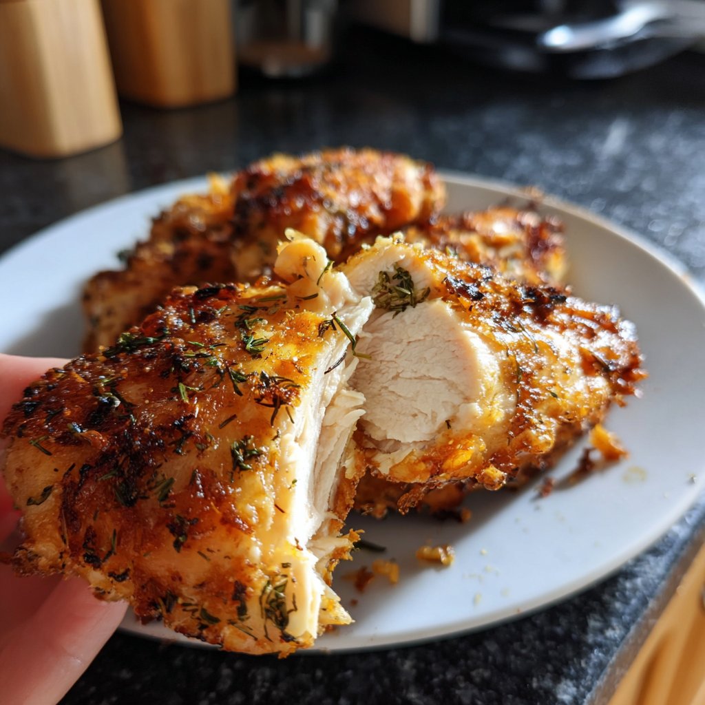 Hähnchenbrust aus der Heißluftfritteuse