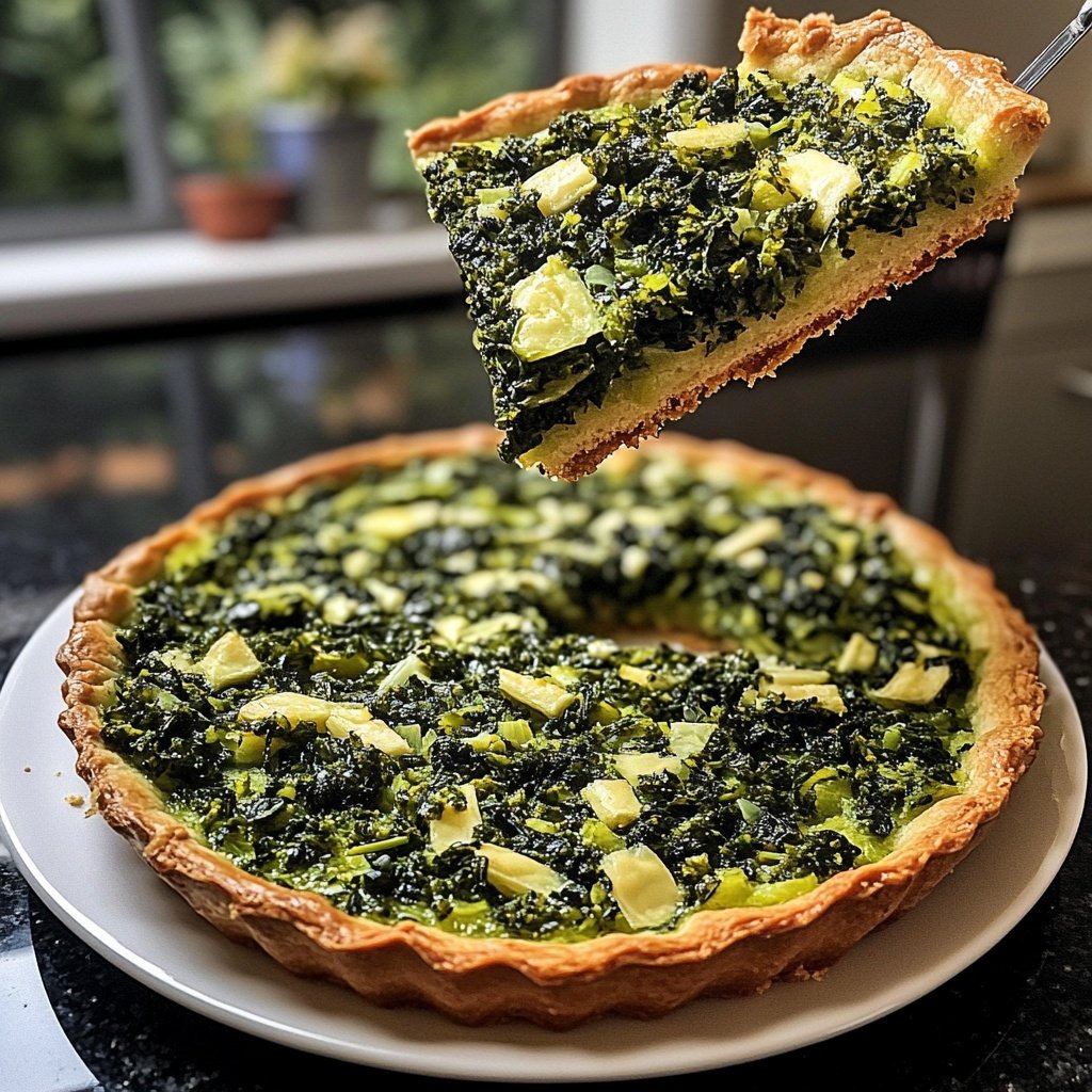 Schwarzkohl-Zitronen-Quiche – einfaches Rezept