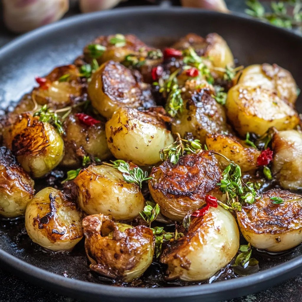 Herbstlicher Rosenkohl aus dem Backofen