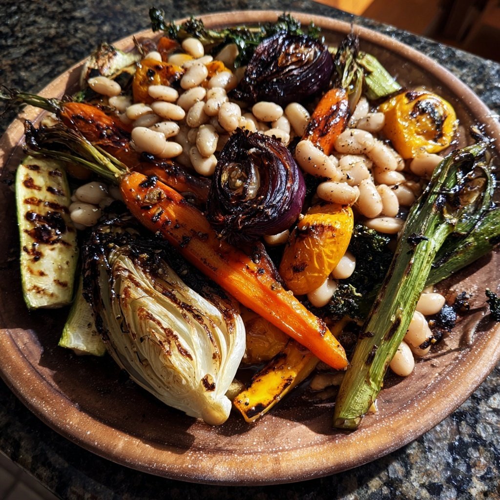 Grill Beilagen Mit Weißen Bohnen