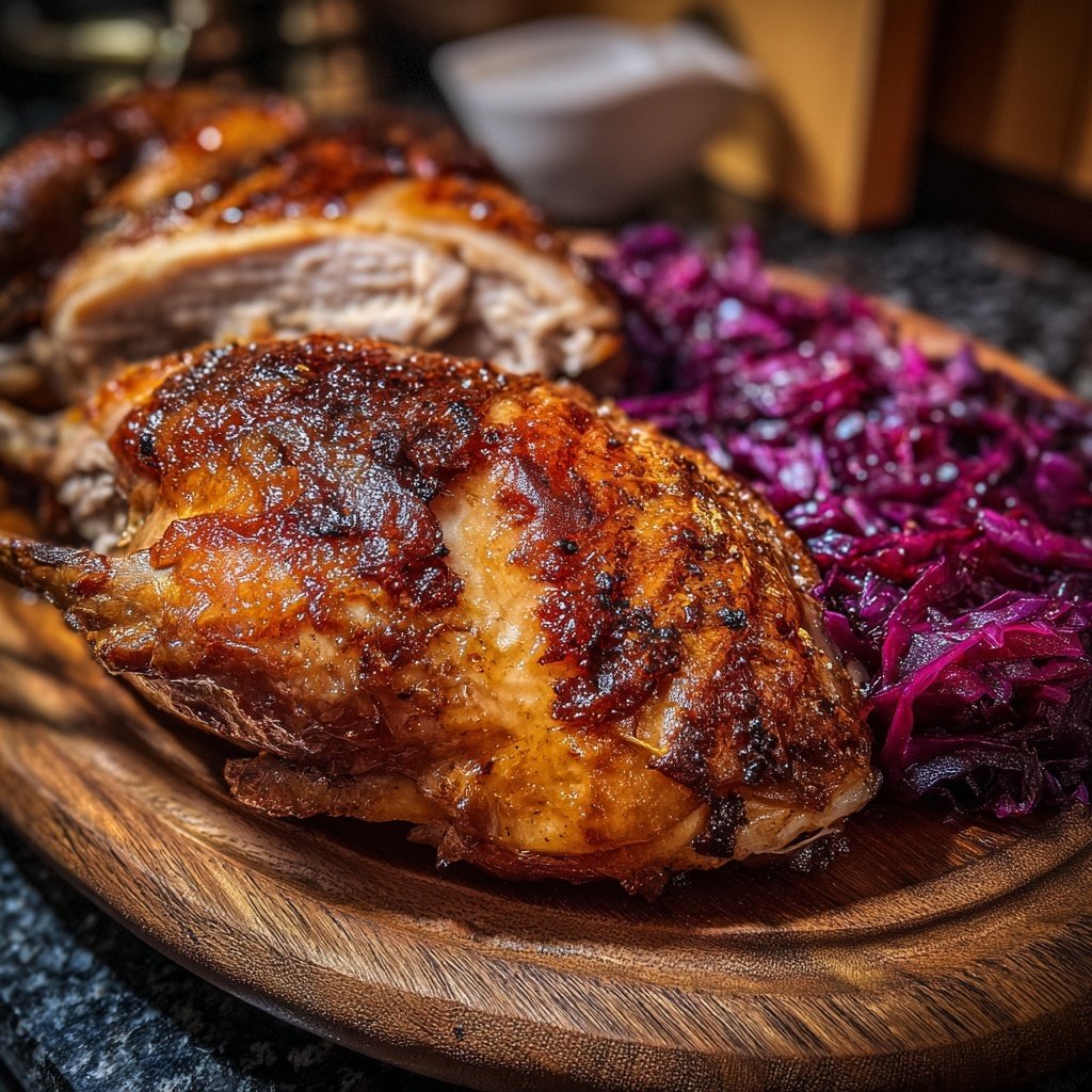 Saisonal & Festlich Weihnachtsgans mit Rotkohl