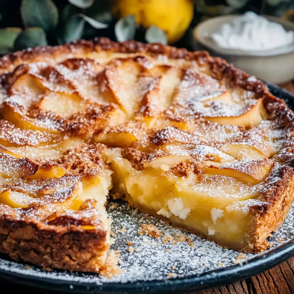 Apfelkuchen mit Quark