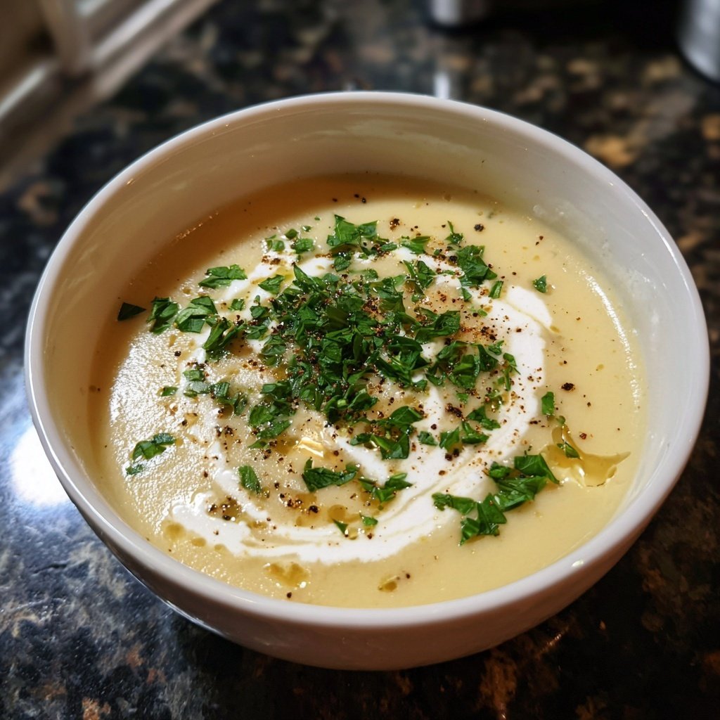 Blumenkohlsuppe mit Pfeffer
