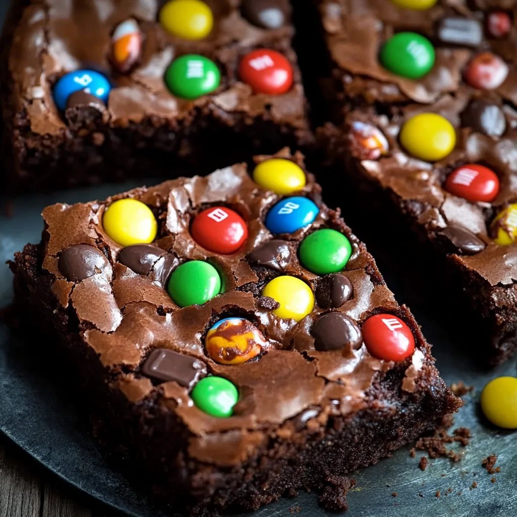 M&M-Brownies