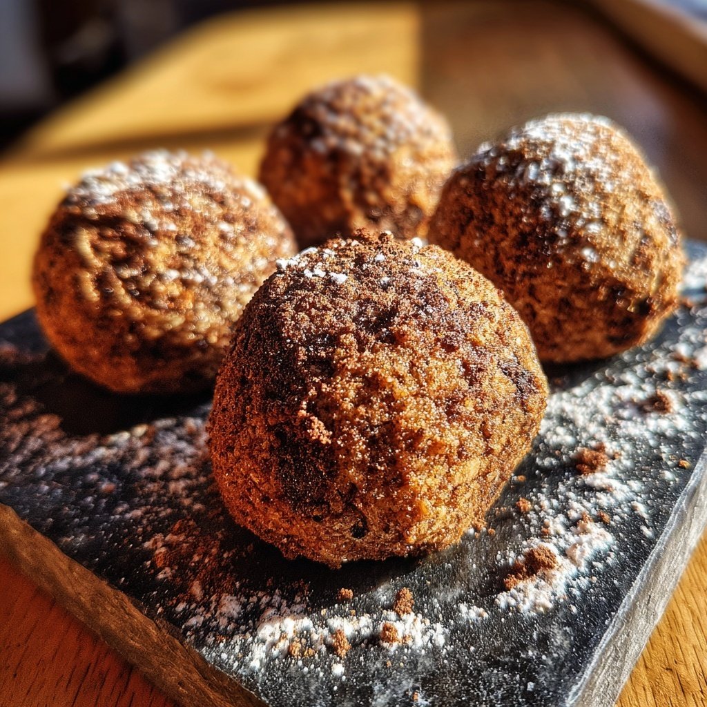 Spekulatius Kugeln - Pralinen für Weihnachten