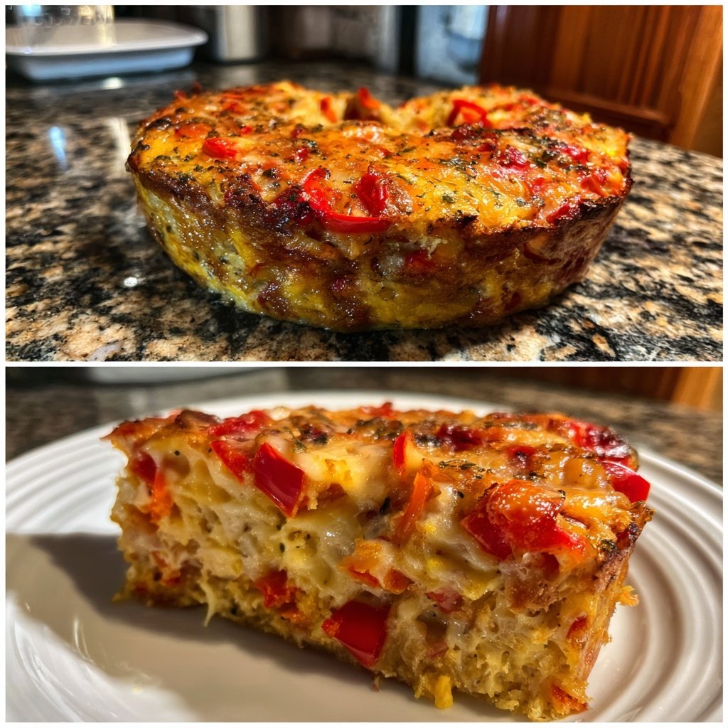 Gemüseauflauf mit Paprika