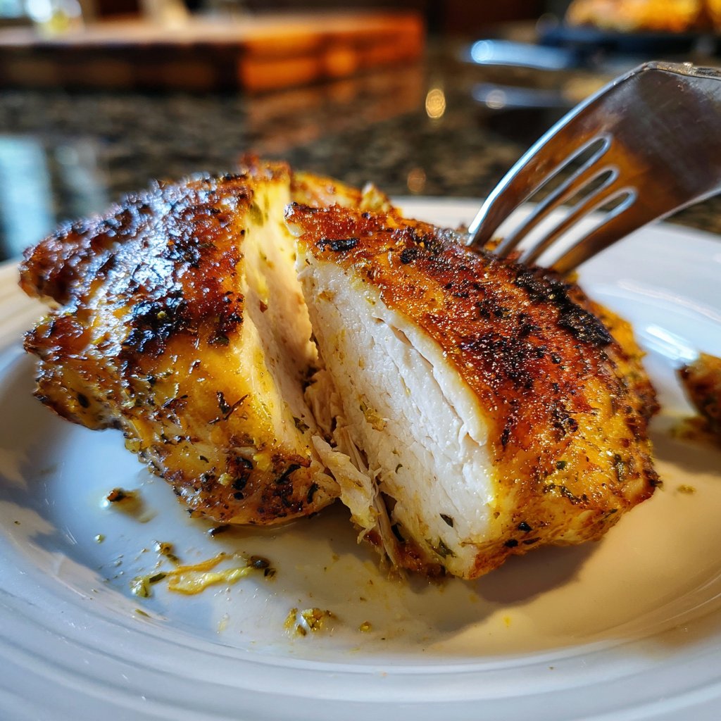 Hähnchenbrust mit Zitronenbutter