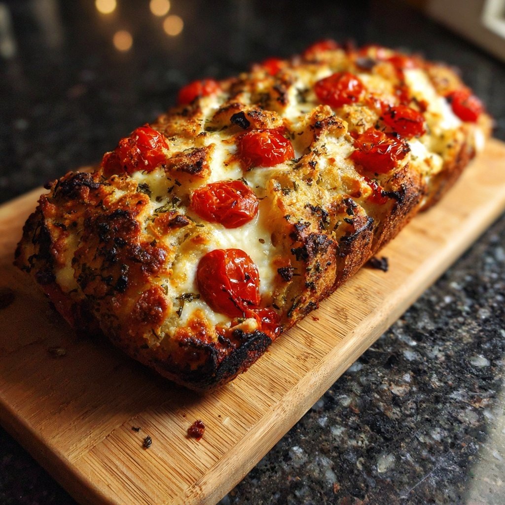 Zupfbrot Mit Tomaten Und Mozzarella