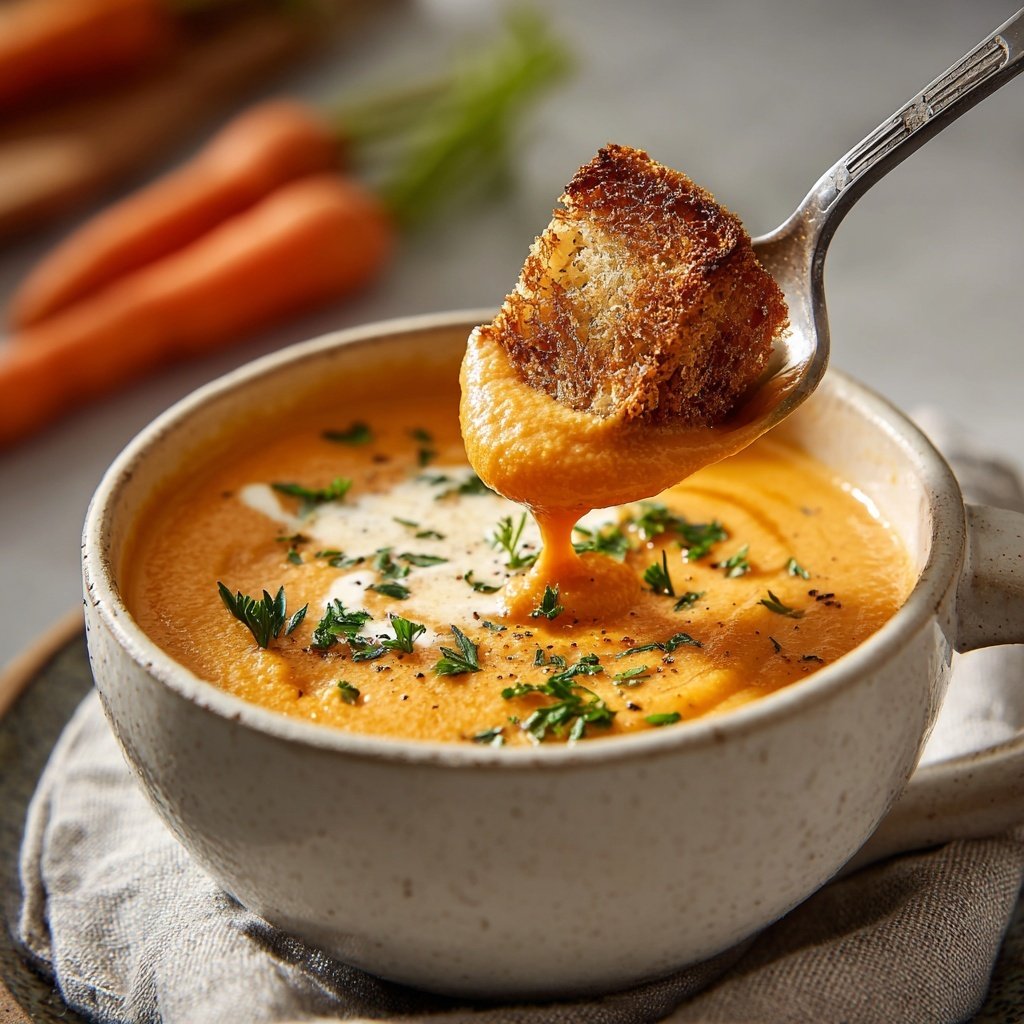 Blumenkohlsuppe mit Karotten