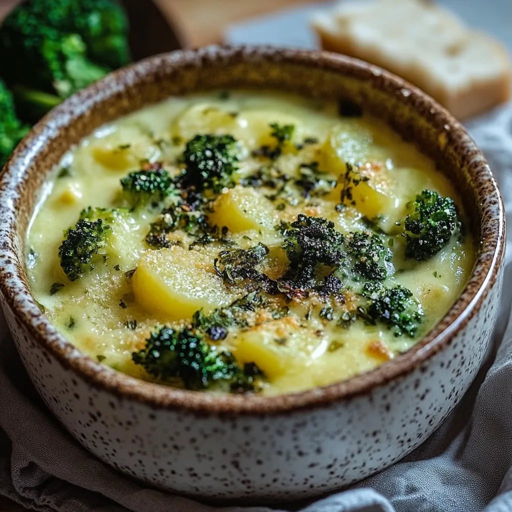 Kartoffel-Brokkoli-Auflauf mit Sahnesauce