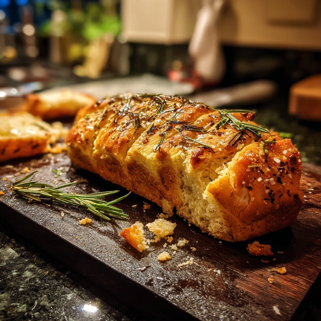 Zupfbrot Mit Olivenöl Und Rosmarin