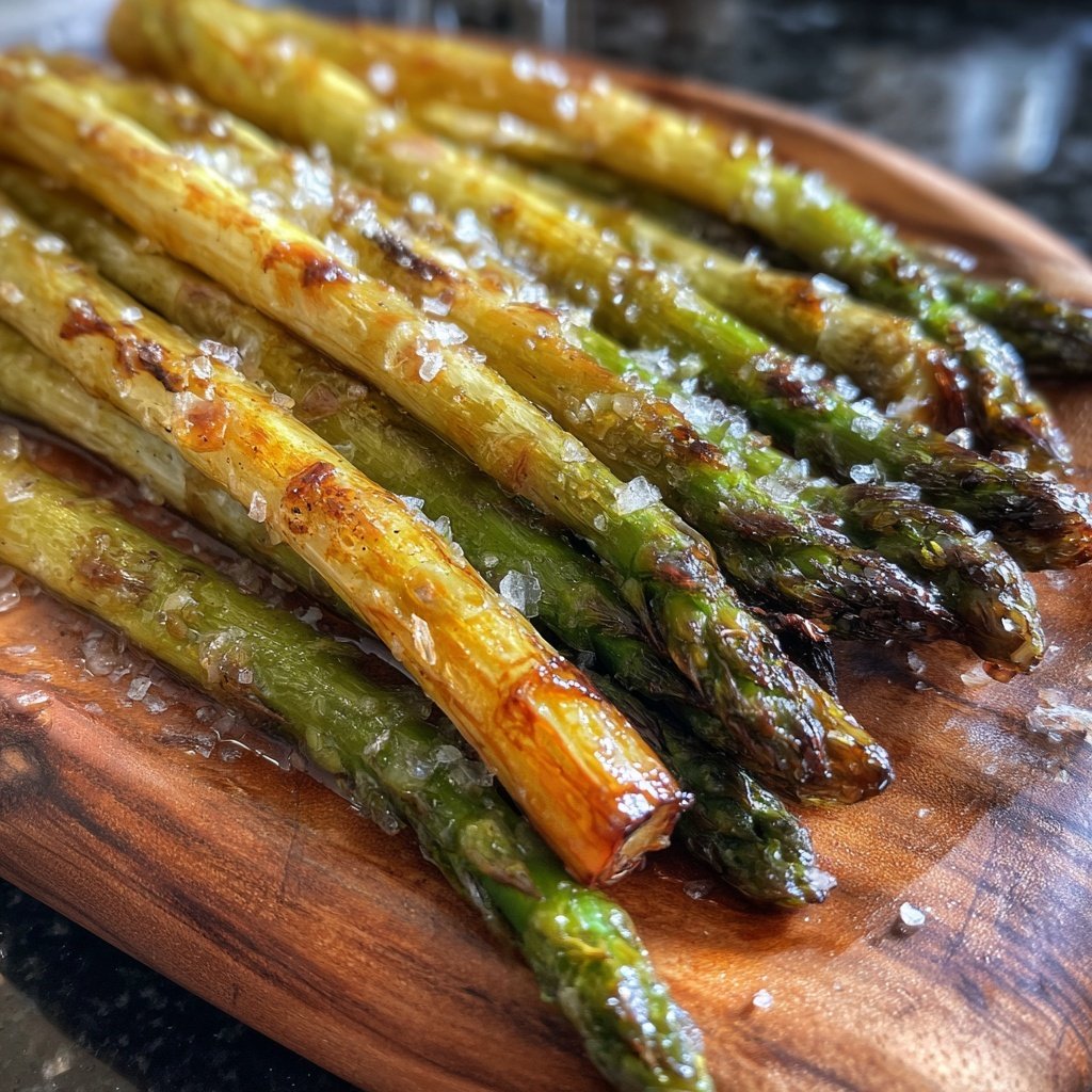 Grüner Spargel Aus Dem Ofen