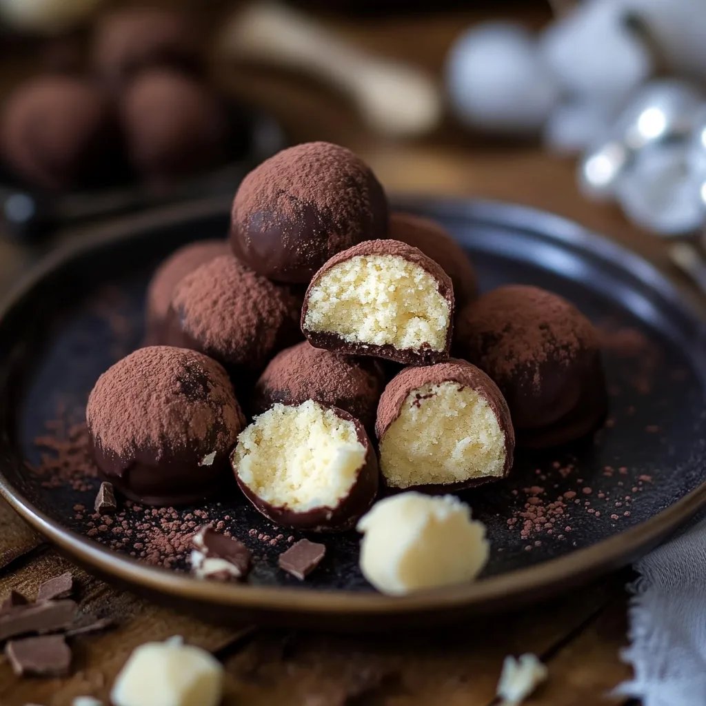 Süße Marzipankartoffeln mit Marzipan & Kakao