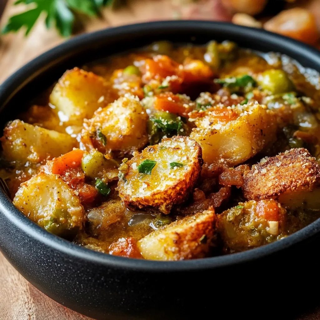 Gebratener Rosenkohl mit Semmelbröseln und Speck