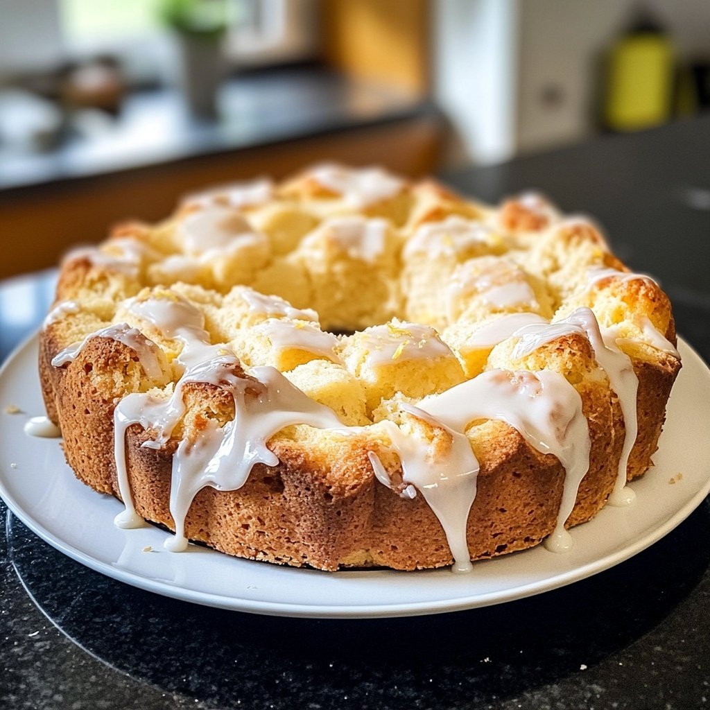 Zitronenkuchen mit Joghurt