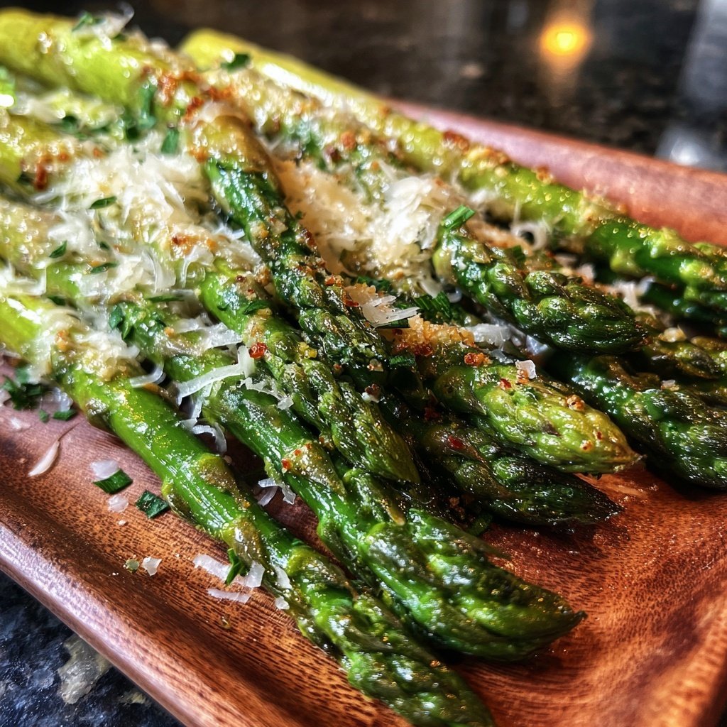 Grüner Spargel Mit Parmesan