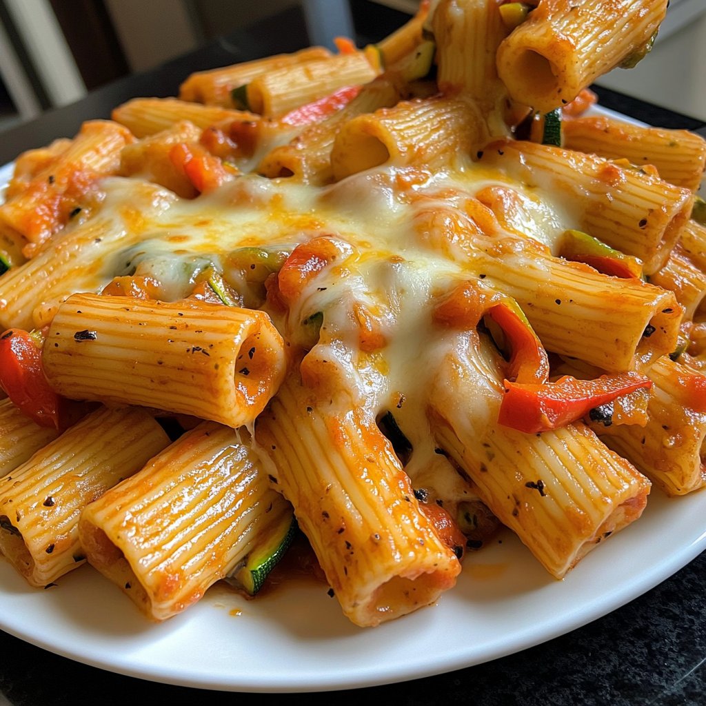 Rigatoni mit Ofengemüse